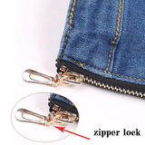 Back Zipper Jeans