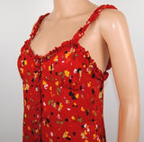 Red Floral Dress