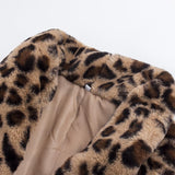 Leopard Vegan Fur Jacket