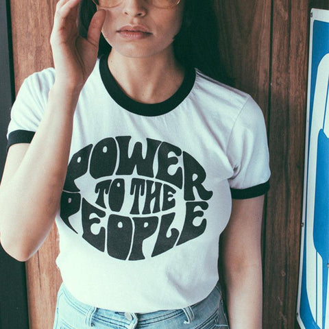 "Power To The People" Tee