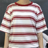 Vintage Striped Oversized Shirt