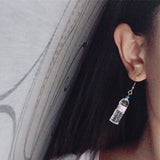 Evian Water Earrings
