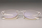 Transparent Round Club Glasses