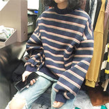 Oversized Wool Striped Sweater