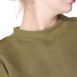 French Terry Pullover Sweater