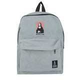 Mona Lisa Embroidered Backpack