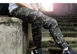 Camouflage Sport Joggers With Zipper