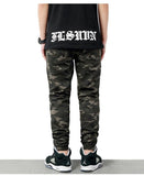 Camouflage Sport Joggers With Zipper
