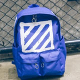 Caution Striped Backpack