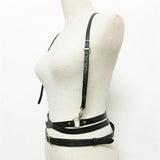 Leather Belt Suspenders