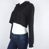 Cropped Hooded Top