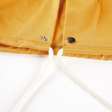 Cropped Orange Windbreaker Jacket