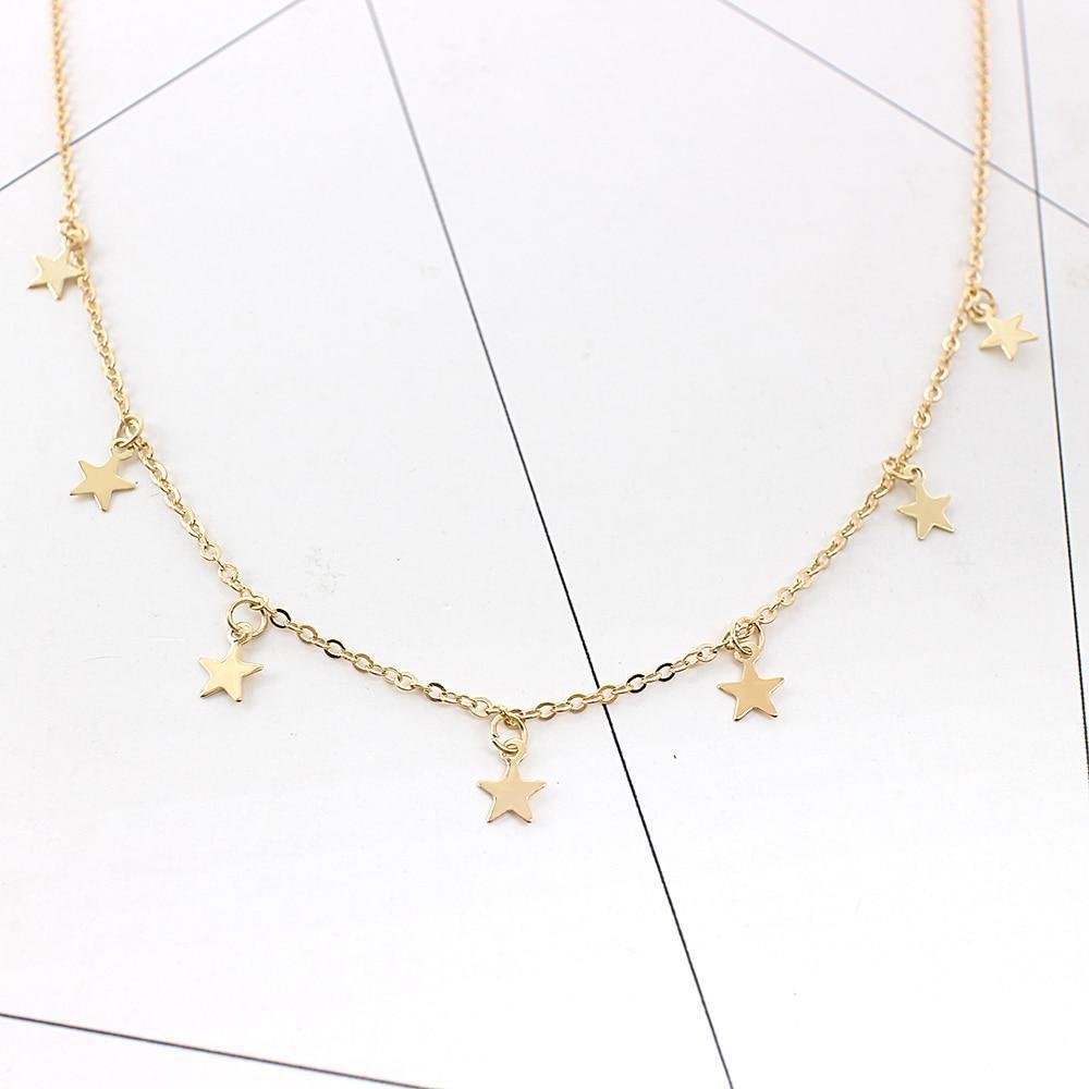 WISHING STARS CHOKER – White Market