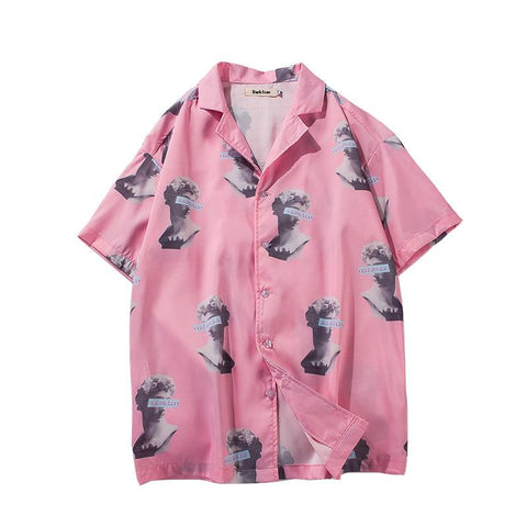 Internet Button Up Hawaiian Shirt