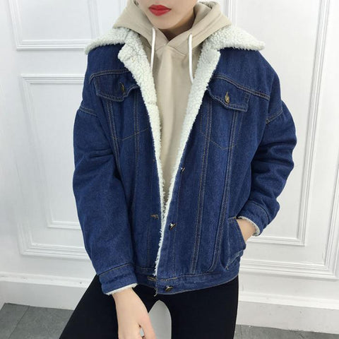 Sherpa Lined Denim Jacket