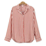 Striped Long Sleeved Blouse