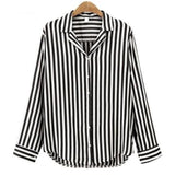Striped Long Sleeved Blouse