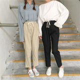 High Waisted Relaxed Fit Trousers