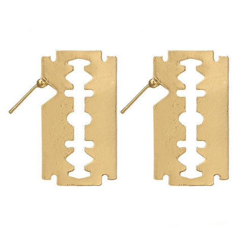 Razor Blade Earrings