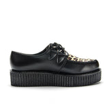 Leopard Printed Vegan Leather Creepers