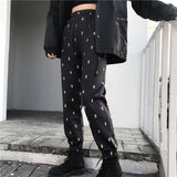Dollar Sign Printed Sport Trousers