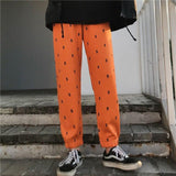 Dollar Sign Printed Sport Trousers