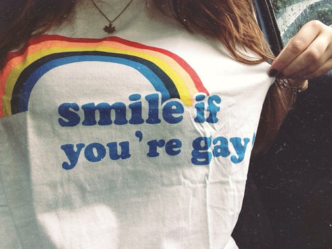 "Smile If You're Gay" Tee