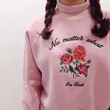 "No Matter What, I'm Real" Sweater