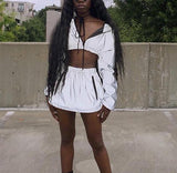 3M Reflective Two Piece Set (Hoodie & Skirt)