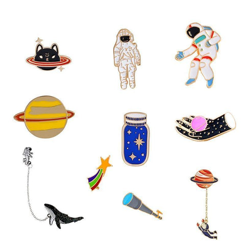 Space Travel Pins
