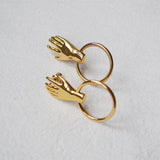 Gold Hands Earrings