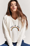 You & Me Rainbow Pullover