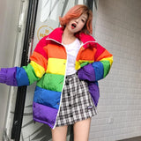 Rainbow Down Jacket