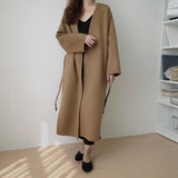 Oversized Minimal Wool Coat