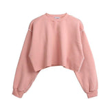 French Terry Pullover Sweater