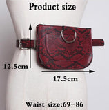 Vegan Leather Belt / Waist Bag