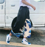 Hokusai Wave Wide Leg Trousers