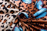Leopard Bufferfly Mini Dress