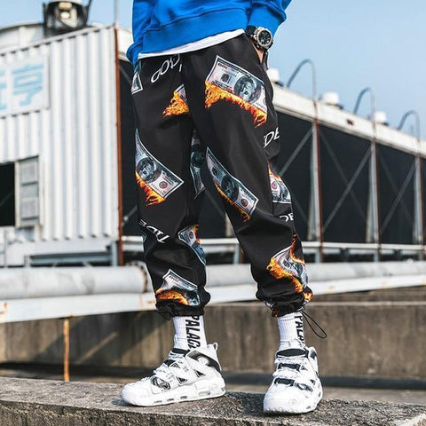 Flame Money Joggers