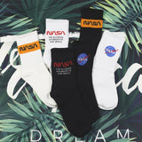 NASA Embroidered Space Socks