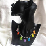 Rainbow Gummie Bear Necklace