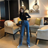 High Waisted Wide Leg Vintage Fit Jeans