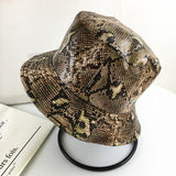 Snake Print Bucket Hat