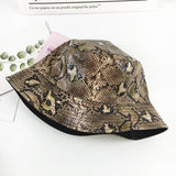 Snake Print Bucket Hat