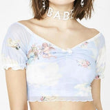 Heaven Cropped Top