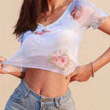 Heaven Cropped Top