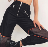 High Waisted Meshed Sport Trouser