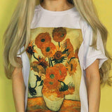 "Van Gogh Sunflowers" Tee